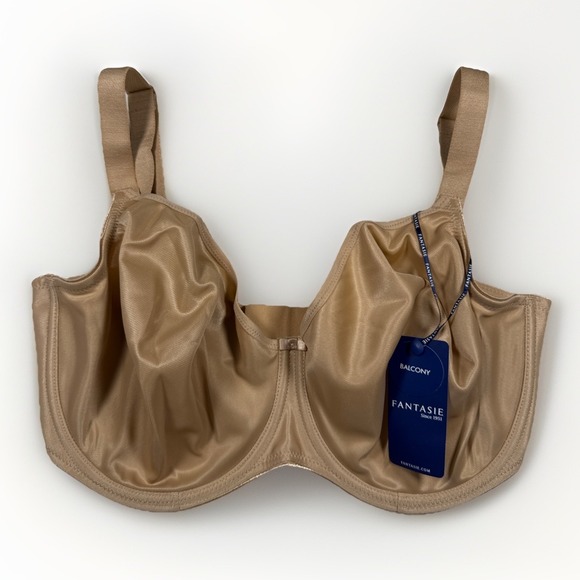NWT $55 Fantasie Smoothing Balcony Bra 34I FL4520NUE Nude NEW - Picture 1 of 15